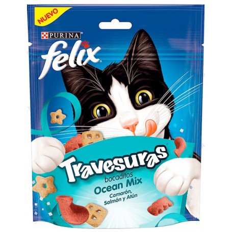 Travesuras -Snack para gato ocean mix Purina