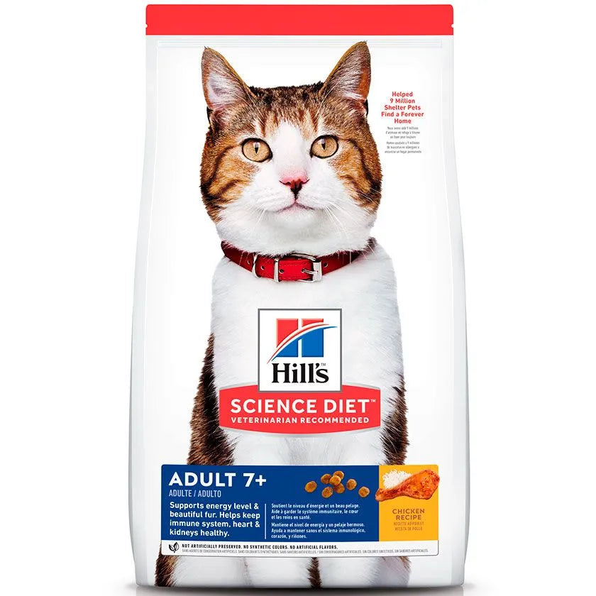 Alimento Hills gato +7 pollo