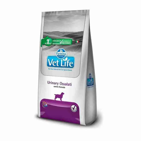 ALIMENTO MEDICADO VETLIFE URINARY OSSALATI 2KILOS RAZA MEDIANA